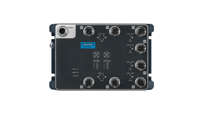 EN 50155 M12 8FE PoE Unmanaged Switch, 24~110VDC